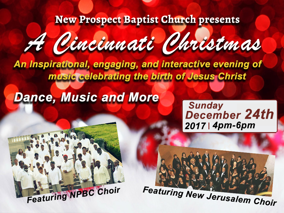 A Cincinnati Christmas, Sunday, December 24, 2017, 4 - 6 p.m.