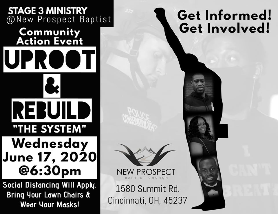 Uproot & Rebuild the System at New Prospect on Wednesday, June 17th at 6:30 p.m.