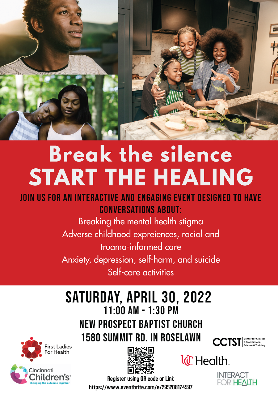 Mental Health Symposium at New Prospect on Saturday April 30th 11 a.m. to 1:30 p.m.