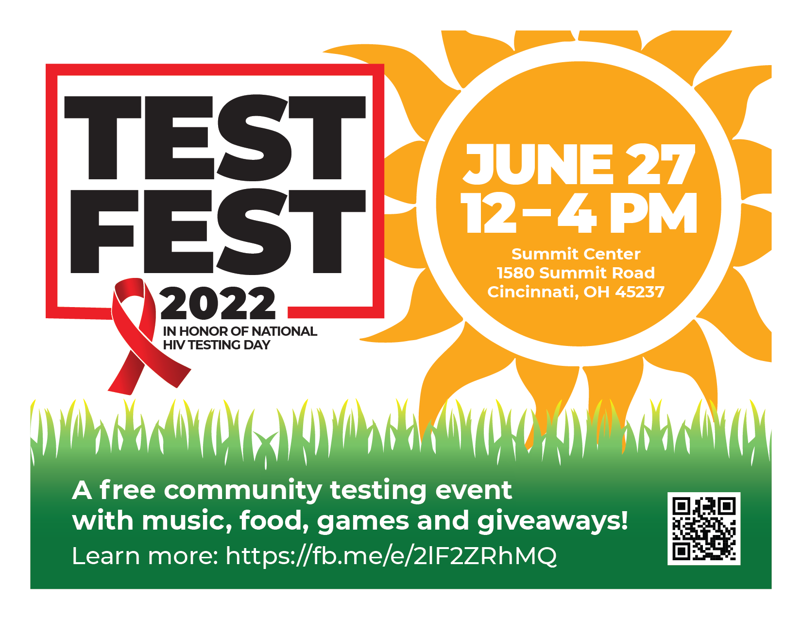 Test Fest 2022 at New Prospect on Monday, June 27th, 12 p.m. to 4 p.m.