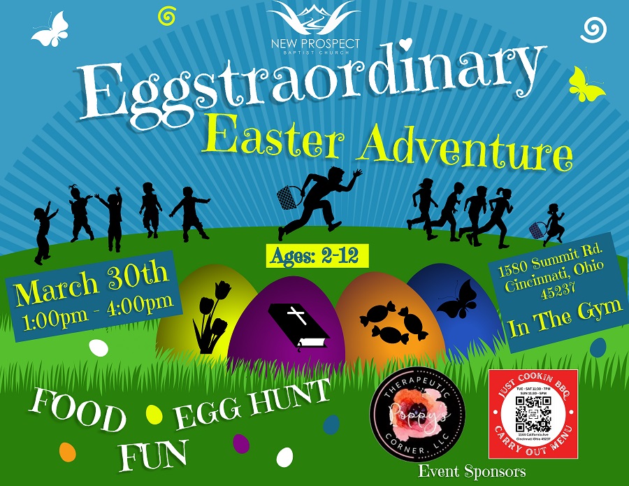New Prospect Easter Egg Hunt on Saturday April 8th at 12 p.m.