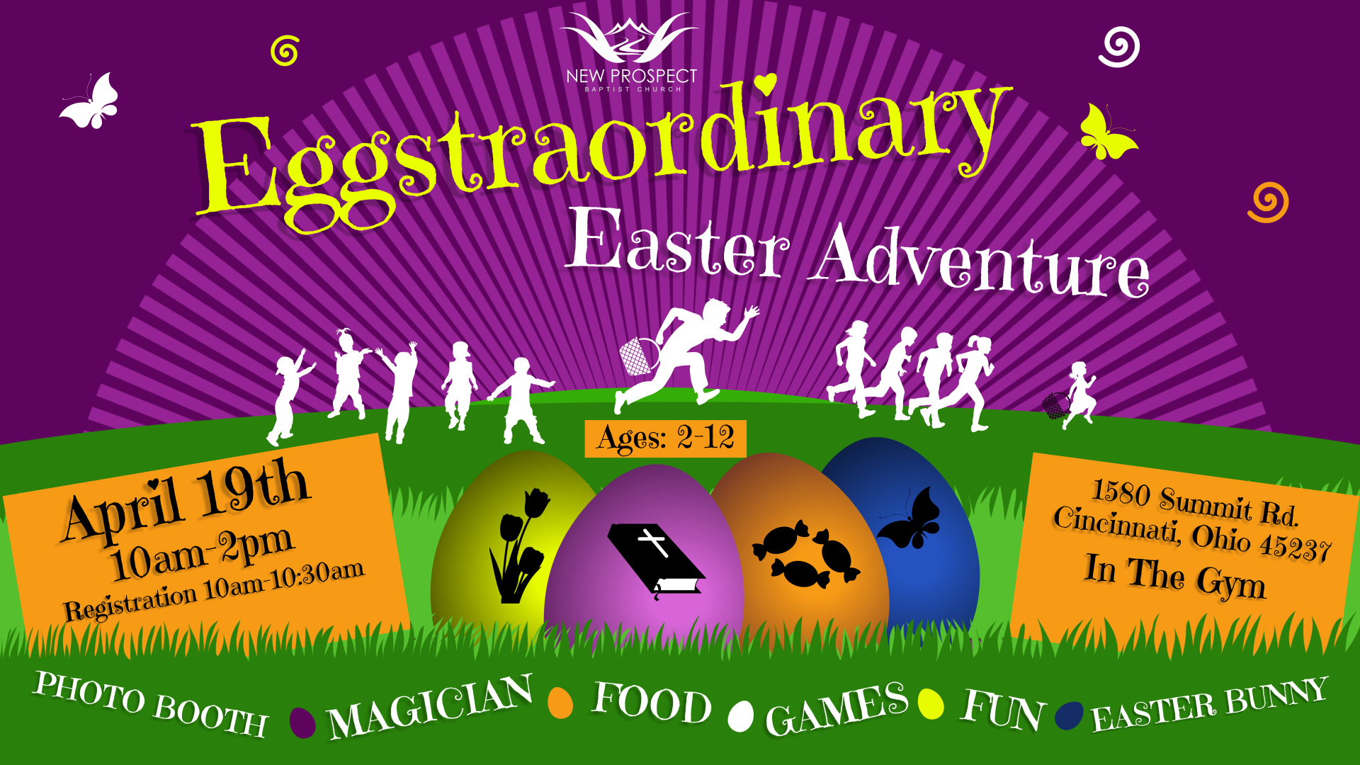 New Prospect Easter Egg Hunt on Saturday April 19th at 10 a.m.